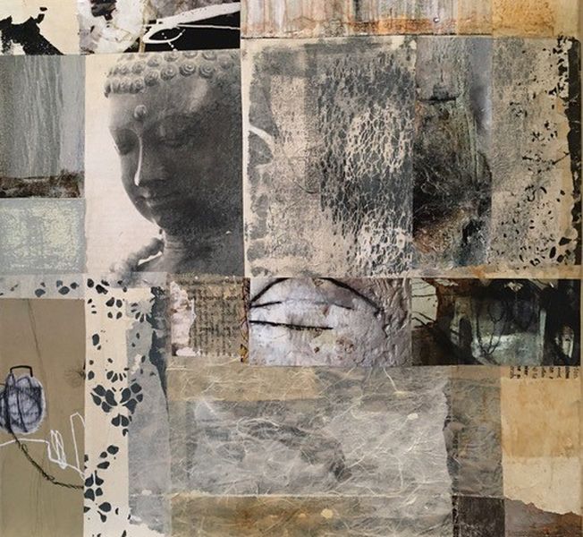 Imago 50.0., Collage a. LW, 45x45cm